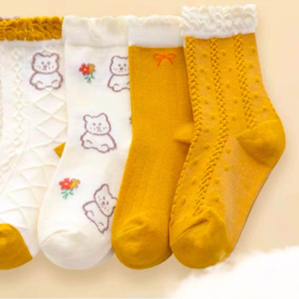 $10/5 pairs. Control socks for 1-3 years old girls.